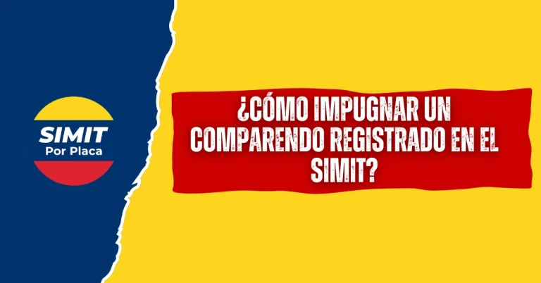 ¿Cómo impugnar un Comparendo registrado en el SIMIT?