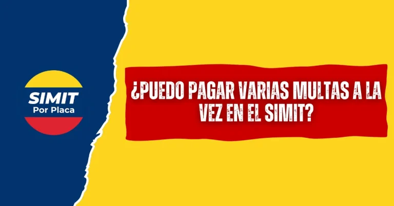 ¿Puedo Pagar Varias Multas a la Vez En el SIMIT