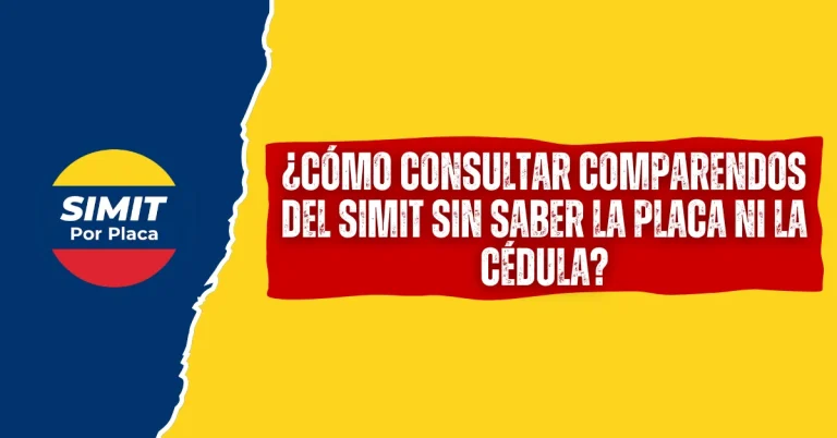 ¿Cómo Consultar Comparendos del SIMIT Sin Saber la Placa ni la Cédula?