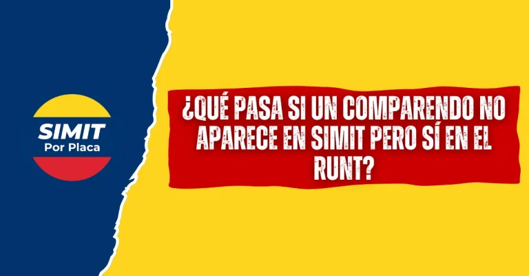 ¿Qué pasa si un Comparendo No Aparece en SIMIT Pero sí en el RUNT?